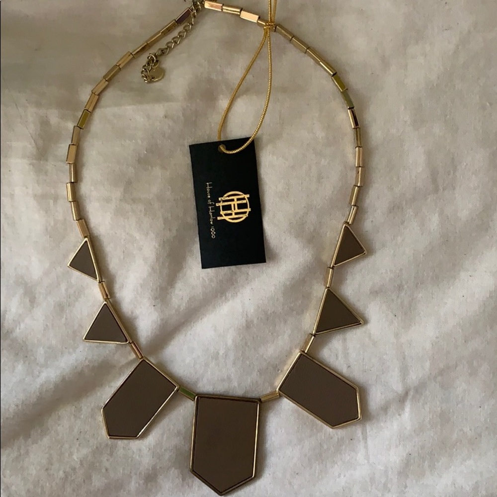 House of Harlow 1960 beige/gold necklace
